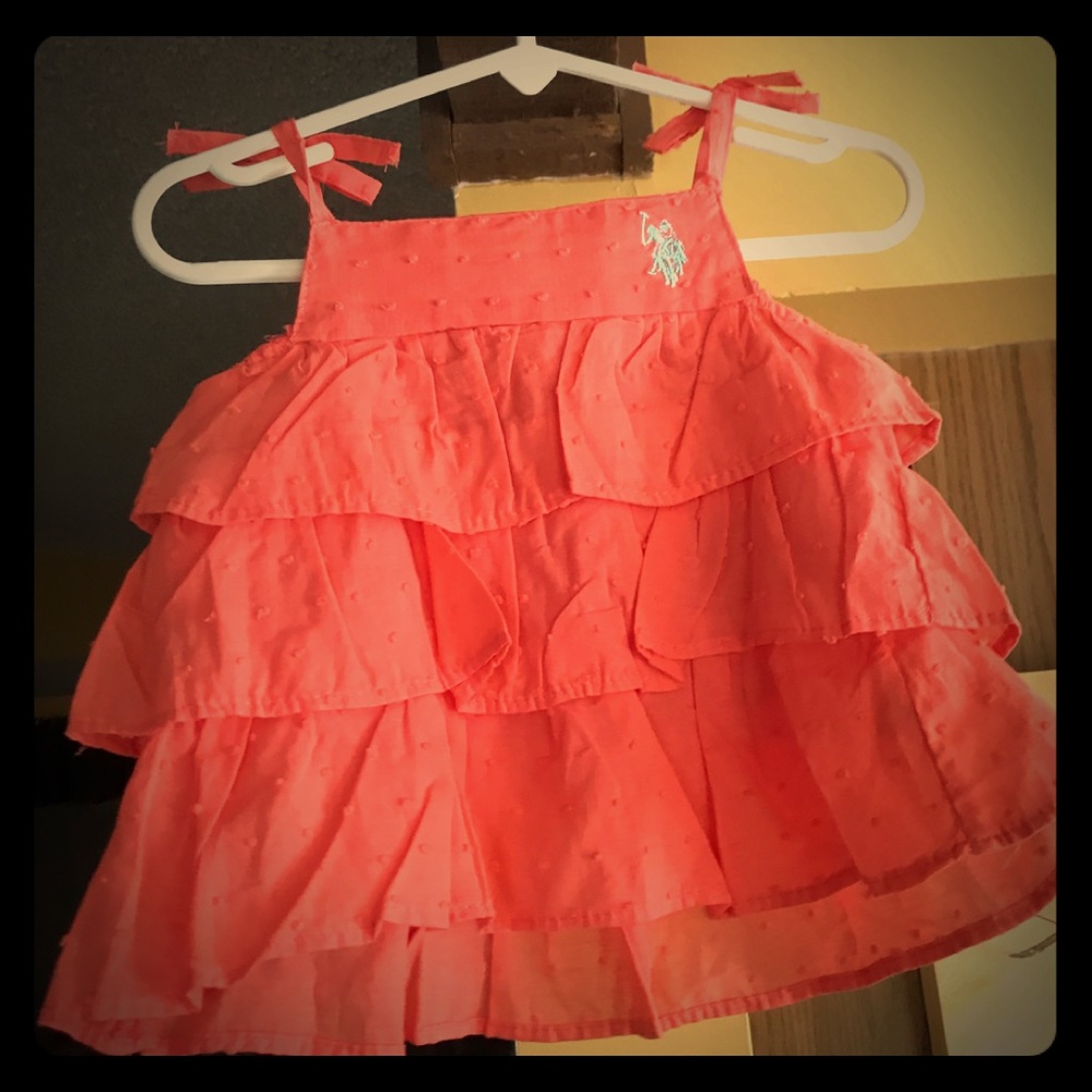 U.S. POLO ASSN. Tiered Ruffle Toddler Top …